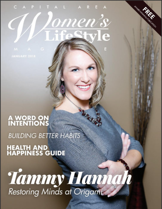Tammy Hannah on the cover of Women's Lifestyle